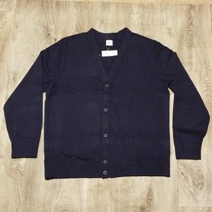 Banana republic v-neck cardigan sweater, blue